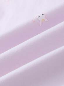 Annil Children's Clothing, Girls', Girls', Middle-Aged And Young Children's, Teenagers' Base Autumn Coat And Pants Set, Cartoon Printed Home Warm Clothes Autumn