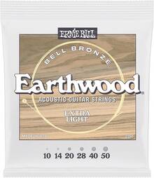 Light Earthwood Bell Bronze Cuerdas para Guitarra Acústica 11-52 - Extra ligero - Ver 4
