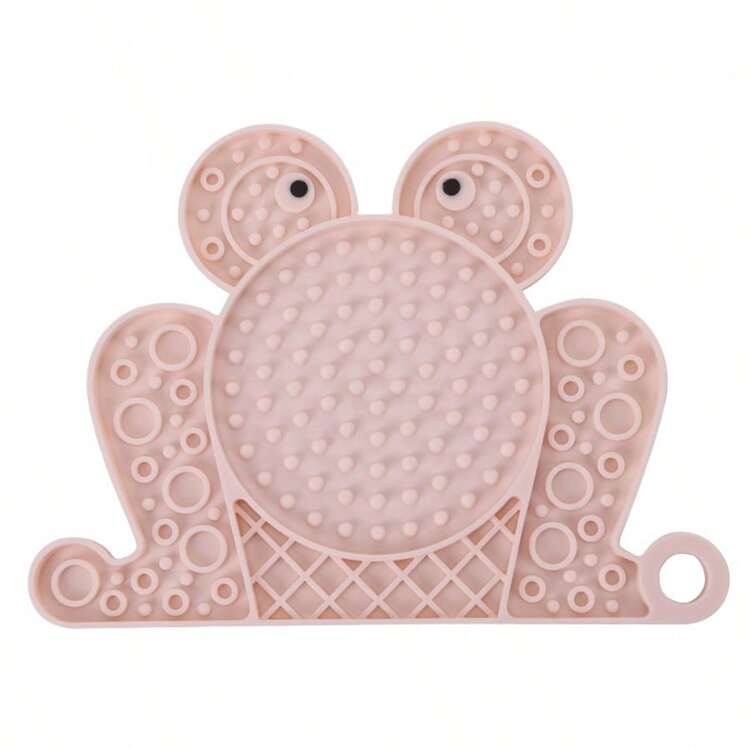 PETSIN 1 pièce Tapis d'alimentation lente en silicone, en forme de poisson/grenouille, anti-glouton, anti-renversement, avec ventouse, tapis à lécher mural pour chats et chiens - Multicolore - Voir 13