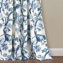 LUSH DECOR Dolores Light Filtering Window Curtain Panels Blue 52x95+2 Set Halloween-Fall Decor-Room Decor - Blue - View 3