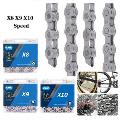 KMC 8/9/10/11 fach Hohe Qualität Fahrrad Kette L/EL/SL MTB Rennrad Ketten Für Shimano