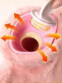 2L Bolsa de Água Quente de Tamanho Grande com Capa Macia - Bolsa de Água Quente Clássica para Alívio da Dor, Pescoço e Ombros, Aquecimento dos Pés, Cólicas Menstruais, Terapia de Frio e Calor - Ótimo Presente - Cinza Claro