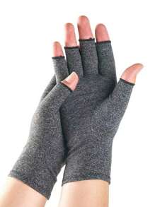 1 pereche de mănuși neutre pentru bărbați și femei, mănuși cu degete expuse multicolore, mănuși tricotate elastice calde, sindrom de tunel carpian, artrită reumatoidă, tendinită, mănuși de compresie avansate violet deschis, foarte potrivite pentru utilizare zilnică, tastare, muncă