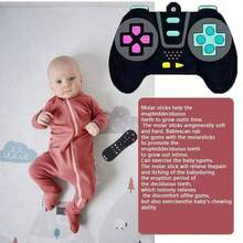 1pc Silicone Baby Teething Toy With Remote Control, Sensory Chewing Toy For Infants 6+ Months, Cute & Fun Stress Relief Toy, Baby Holiday Gift, Christmas Stocking Stuffer, Children's Bedroom Decor, Travel Essential - Multicolor - View 11