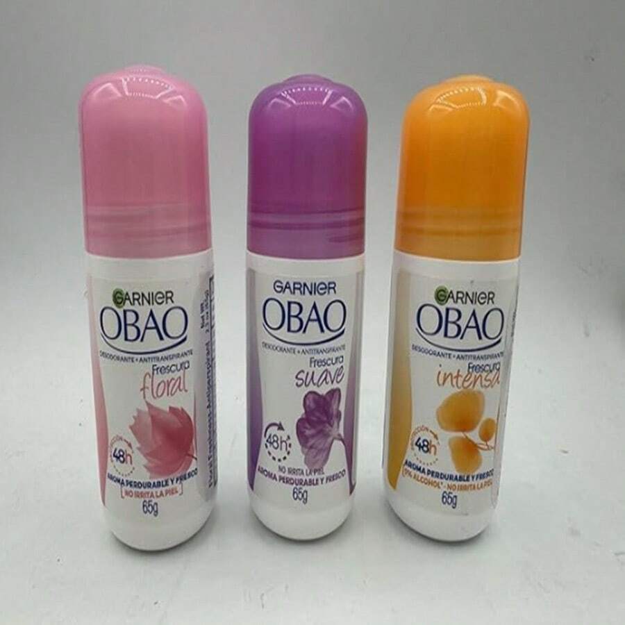 KIT DE 3 OBAO DESODORANTE 48H DE EFICACIA - FEMENINO - Ver 1