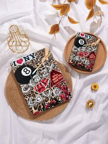 豹纹拼接图案平板电脑保护套,兼容 iPad Mini 4/Mini 5/Mini 6/Air 第五代 (2022)、Galaxy Tab A9 Plus 10.95 英寸、MatePad 10.4 英寸,带 Apple Pencil 插槽/防摔/自动休眠/唤醒功能 - 彩色 - 查看 9