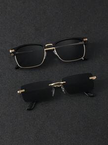 2pcs Gold and Gray Combination