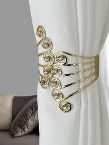 2 Pieces / 1 Piece, Metal Curtain Hangers - - With Crystal Wings Design, Adjustable, Suitable For Fixing Curtains In Bedrooms And Living Rooms. Home Decoration Accessories - Multicolor - View 7