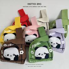 Women Tote Bags - 比耶熊貓-紅色 - 查看 3