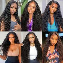 HD Glueless Wigs Human Hair Pre Plucked Pre Cut Bob 5x5, #1B Natural Black 200% Density Hairline Curly Bob Wig Human Hair, Wear And Go Deep Wave Human Hair Lace Wigs For Women - Natural Black - 查看 8