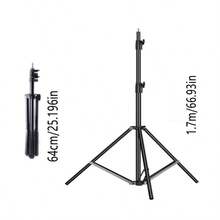 1 件碳钢伸缩臂可调节手机支架，多角度三脚架，灵活定位配件，坚固的钢结构，耐用的三脚架，适用于智能手机直播、录音、烹饪、绘画、美食摄影、夏季度假户外使用、旅行、户外活动、直播、稳定录音自拍杆手机三脚架 - 彩色 - 查看 8