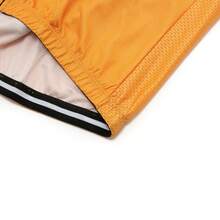 Men'SCycling Jersey Polyester 100% Knit Fabric, Geometric Pattern, Crew Neck, Short Sleeve, Regular Fit, Medium Stretch, Universal For Cycling, Running, Fishing, Sports, Weekend Casual - Summer/Spring/Fall Collectio - Orange - View 6