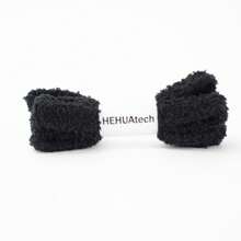 1 Paar bunte, flauschige 1,5 cm breite Plüsch Schnürsenkel für den Alltag