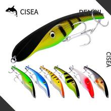 CISEA F90 Umpan Pancing Pensil Tenggelam untuk Memancing Umpan Keras Jip Head 14cm 40g - MultiWarna - View 1