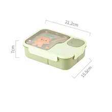 1 pezzo Borsa termica per il pranzo con cucchiaio e forchetta, capacità 1400ML, contenitore per salsa indipendente, contenitore per alimenti multicomparto, adatto per campeggio, ufficio, scuola, ritorno a scuola, feste, regali di Natale/compleanno (blu/rosa/verde/viola)
