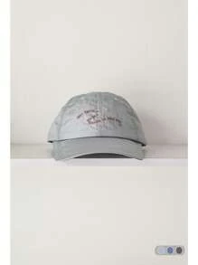 1pc Letter Embroidered Quick-Dry Flat Brim Baseball Cap, Water-Resistant Flat Brim Letter Embroidered Ins Baseball Hat For Men And Women, Sun Protection Skater Hippie Chicks Style - Baseball Cap - View 21