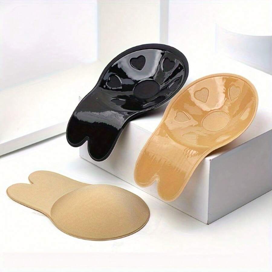 Invisible Sticky Lift Bras, Strapless And Seamless Anti-Convex Push-Up Bras, Lingerie And Lingerie Accessories - Apricot - View 1