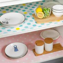 Verve Non-Adhesive Cabinet Liners And Shelf Paper Protectors, Bedroom Drawer And Refrigerator Liners - 30x300cm, 3 Rolls