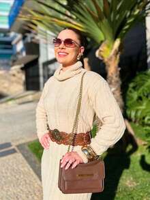 Women Dresses - Champagne - View 4