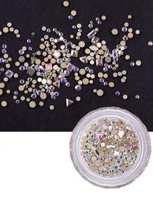 Kit de 200 joias para dentes com cola e ferramentas, cristais faça você mesmo para dentes, kit de joias com joias para dentes em vários formatos e fácil aplicação, moda Y2K, strass brilhantes para sorriso, uso iniciante e profissional (sem luz ultravioleta)