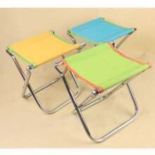 Klapphocker - Kleiner Hocker/Tragbarer Outdoor Klappstuhl/Kleiner Hocker für Zuhause/Angelhocker/Leichte Aufbewahrung (Zufällige Farbe) - Zufällige Farbe - Übersicht 1