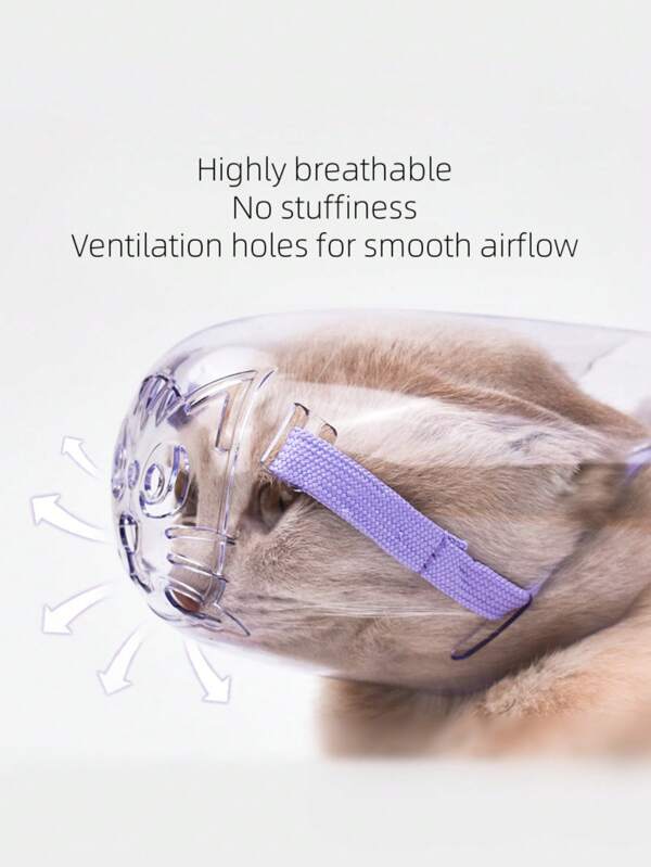 1 Piece Of Pet Cat Headgear, A Cat Anti-Bite Muzzle, Cat Face Mask, A Small Protective Tool For Cats During Bathing, Injections, And Nail Clipping, Pet Supplies