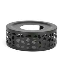 不锈钢茶壶、茶壶、桌面保温器、加热壶、蜡烛茶壶、户外泡茶器、厚实耐用的材质、导热均匀、设计紧凑、携带方便、适用于煮茶、暖茶、加热咖啡、加热食物和牛奶、简约优雅、表面光滑、通风孔、用途广泛