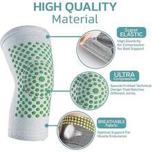 单支装艾蒿点阵加热秋冬男女护膝（适合四季）