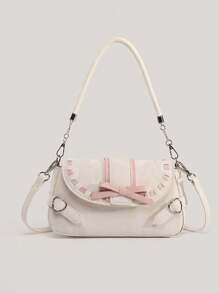 小众设计法棍单肩包，时尚百搭斜挎包，可爱卡通甜美通勤日常百搭小方包