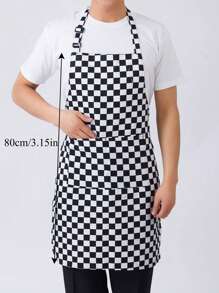 1 件防水花卉印花围裙，适用于园艺和烹饪 - 防油、厨房、浴室、家居、家居用品供应商