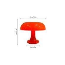 1 pezzo Lampada da scrivania a fungo alimentata USB, lampada da comodino moderna, luce notturna piccola, ornamento decorativo