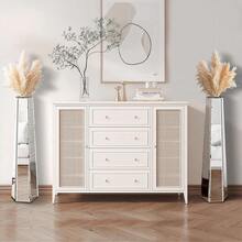 UNHO 30" Tall Mirrored Floor Vase Silver Big Vases For Dried Flower Home Decorative - Silver - View 7