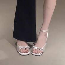 Women Pumps - 銀色8cm - 查看 6