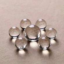 1Pc Christmas Decor K9 Crystal Optical Glass Reflective Ball - Transparent For Photography Props, Contact Juggling & Home Holiday Decoration (No Stand)