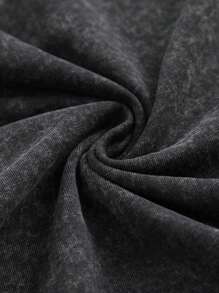 EWH Retro Style, Anime, Print, Men's T-Shirt, Unique Pattern, Street Style, Fashionable StyleDG004 - 黑色 - 查看 7