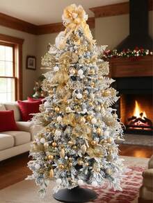 42件套金色圣诞球挂饰，经典圣诞装饰套装，圣诞装饰，圣诞树挂饰，2026年圣诞装饰品，防碎悬挂装饰，适用于圣诞节、生日、情人节、复活节、节日、婚礼派对、家居、办公室墙面装饰 - 完美的圣诞树装饰，营造节日氛围（圣诞球形状随机）冬季房间装饰 圣诞装饰 家居圣诞礼物 圣诞装饰 - 金色 - 查看 7