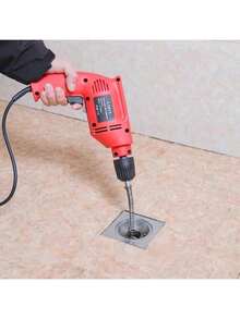 1个管道疏通弹簧工具，适用于马桶、厨房水槽、地漏堵塞管道的疏通，高密度弹簧易于弯曲，L/U/S型管道清洁工具（不含钻头）