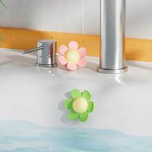 Nút bịt lỗ thoát nước bồn rửa bằng silicon (2 cái/1 cái), nắp bịt lỗ thoát nước bồn rửa mặt họa tiết hoa, nút chặn lỗ thoát nước bồn tắm, phụ kiện phòng tắm, dụng cụ phòng tắm - Nhiều màu - Xem 7