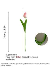 1/2/3 Stücke rosa romantische Tulpen Künstliche Blumen, Raumdekoration, Feiertags-Dekoration, Abschlussgeschenk, Geschenk für Freundin, Mutter