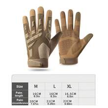 1 par de luvas masculinas de ciclismo ao ar livre com tela sensível ao toque, luvas de fitness antiderrapantes adequadas para esportes ao ar livre, caminhadas, treinamento de força, luvas respiráveis multifuncionais, disponíveis em várias cores e tamanhos - Multicolorido - Ver 10