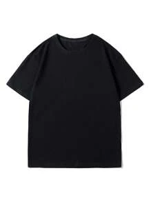 Große Größen personalisierte und kommemorative Geschenke und Herren lässige weite schwarze T-Shirts, Tees fügen Sie Ihre eigenen Bilder hinzu (Familienfoto/Selfie/Haustier Foto/Freund Foto/Liebhaber Foto/Freundin Foto/Geschenk/Paar Logo) Ihren eigenen Text, um Ihr personalisiertes bedrucktes T-Shirt für Vatertag und Muttertag zu gestalten