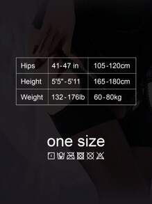 chindooriya 1 par/Talla única/Medias negras de una pieza con diseño sexy de cuatro lados y tirantes para mujer, estilo Lolita, sexy reina, para Halloween y festivales