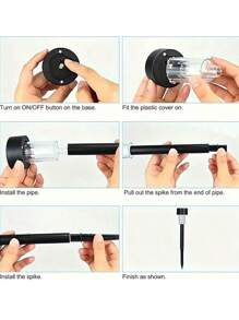 Solar Powered Lawn Lights, Outdoor Solar Lights, Solar Pathway Lights Outdoor, Outdoor Solar Lawn Lights, Solar Mini In-Ground Lights, Solar Yard Lights, Solar Powered Landscape Garden Lights For Pathway, Courtyards, Gardens, Villas, Driveways, Lawn, Yard, Path, Christmas Decorations, Yard Decorations, Garden Decorations.