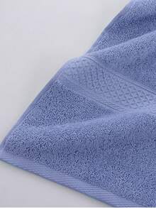 1pc/4pcs Set Of Modern Solid Color Cotton Towels, Super Soft, Highly Absorbent, Quick Drying, Standard Size Face Towels, Lightweight, Non-Shedding, Suitable For Sauna, Durable Bathroom Accessory, Elegant Gift