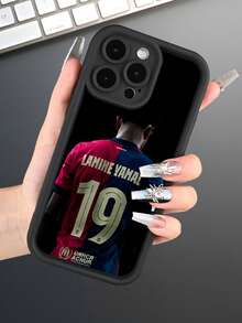 Modern Football Player Silhouette Stylish Phone Case, Minimalist Design New Hot Selling Delicate Phone Cover, A Simple Unique Fashion Phone Case Compatible With Apple 16 15 14 13 12 11 Plus Pro Max Mini 7/8 Plus Xr X Xs Max, The Best Gift For Friends, Family And Colleagues - Multicolor - View 6