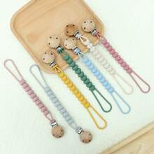 1 Stück Beißring Anti-Verlust-Kette mit Clip, Baby Schnuller Beißspielzeug, geeignet für Babys Jungen und Mädchen