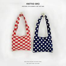 Women Shoulder Bags - 白色圓點 - 查看 2