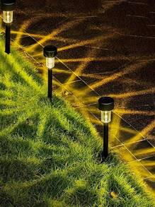 Solar Powered Lawn Lights, Outdoor Solar Lights, Solar Pathway Lights Outdoor, Outdoor Solar Lawn Lights, Solar Mini In-Ground Lights, Solar Yard Lights, Solar Powered Landscape Garden Lights For Pathway, Courtyards, Gardens, Villas, Driveways, Lawn, Yard, Path, Christmas Decorations, Yard Decorations, Garden Decorations.