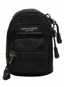 Mini Pouch, Small Canvas Coin Purse Wallet, Travel Tactical Bag For AirPods, Earphones, Galaxy Buds, Coins, Keys, Paper Money, Zebra, Leopard, Cow, Cherry, Daisy Print - Multicolor - View 16