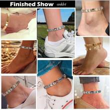 Papasgix Italian Charm Bracelet Charms Set Charm Brascelets 9mm Assorted Italian Charms Bracelet Jewelry Gifts(Gold Blue)A Valentine's Day F3L6 - 1 - 查看 3